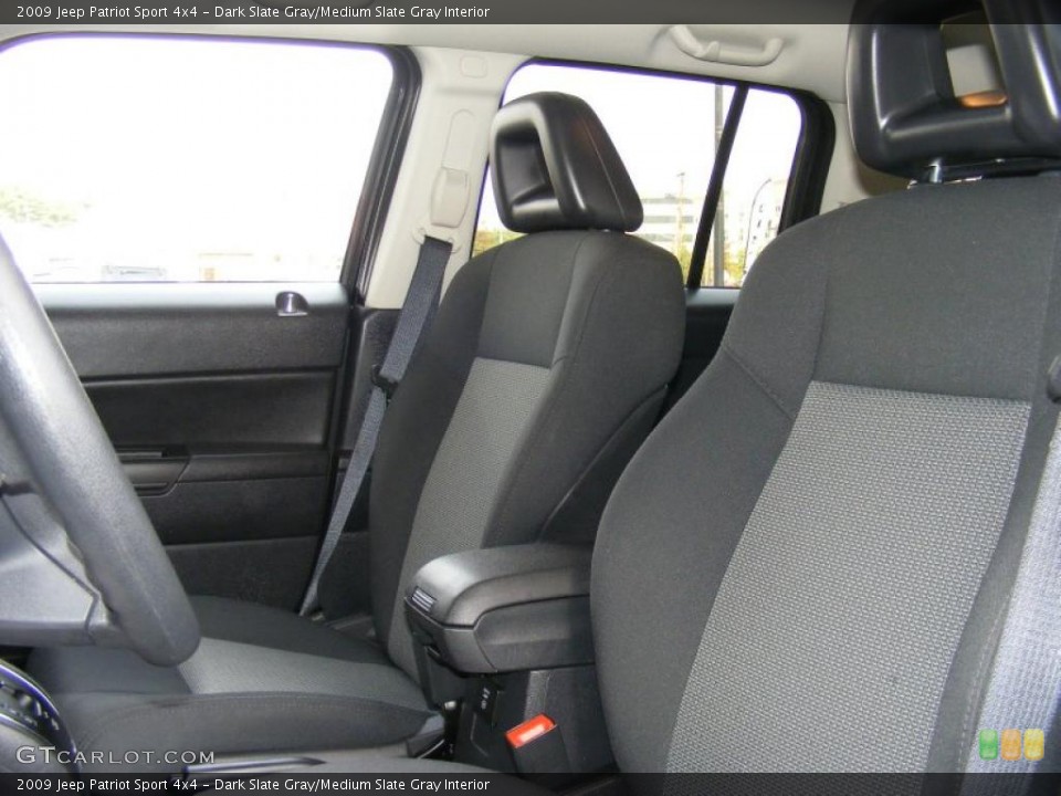 Dark Slate Gray/Medium Slate Gray Interior Photo for the 2009 Jeep Patriot Sport 4x4 #38406684