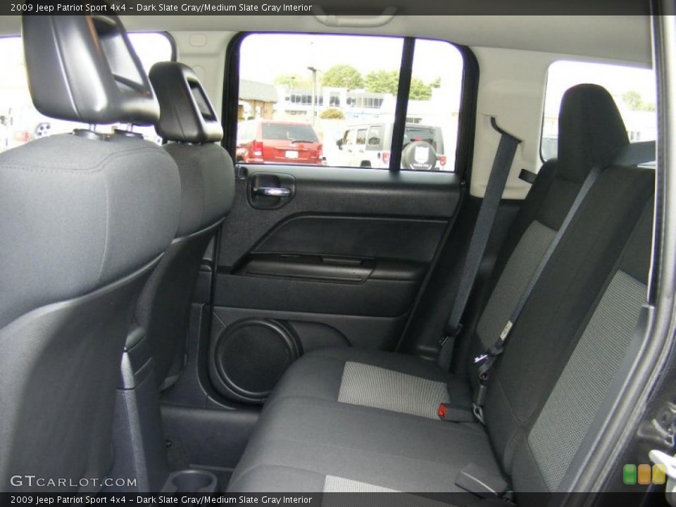 Dark Slate Gray/Medium Slate Gray Interior Photo for the 2009 Jeep Patriot Sport 4x4 #38406708