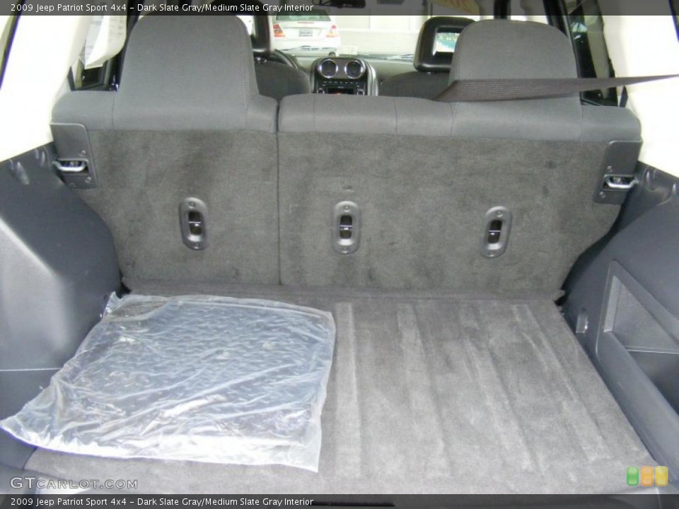 Dark Slate Gray/Medium Slate Gray Interior Trunk for the 2009 Jeep Patriot Sport 4x4 #38406732