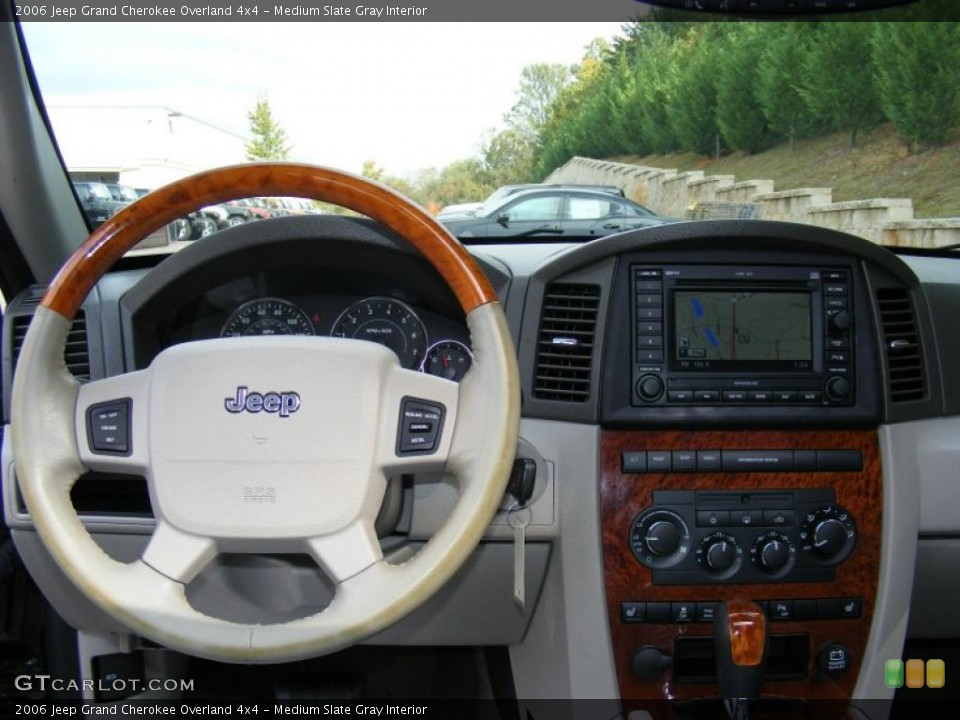 Medium Slate Gray Interior Dashboard for the 2006 Jeep Grand Cherokee Overland 4x4 #38407320