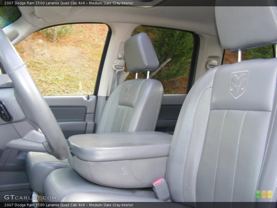 Medium Slate Gray Interior Photo for the 2007 Dodge Ram 3500 Laramie Quad Cab 4x4 #38407744