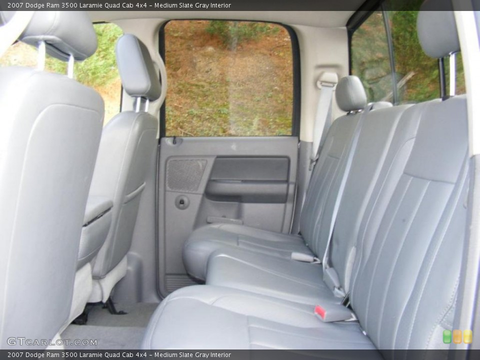 Medium Slate Gray Interior Photo for the 2007 Dodge Ram 3500 Laramie Quad Cab 4x4 #38407764