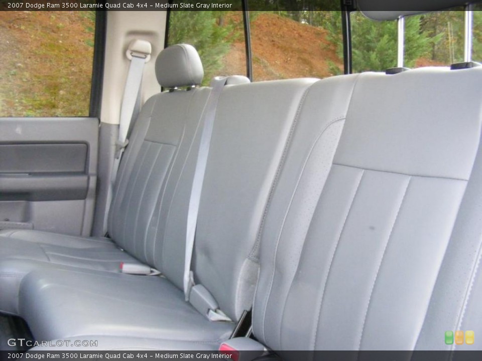 Medium Slate Gray Interior Photo for the 2007 Dodge Ram 3500 Laramie Quad Cab 4x4 #38407772