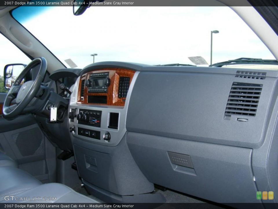 Medium Slate Gray Interior Photo for the 2007 Dodge Ram 3500 Laramie Quad Cab 4x4 #38407780