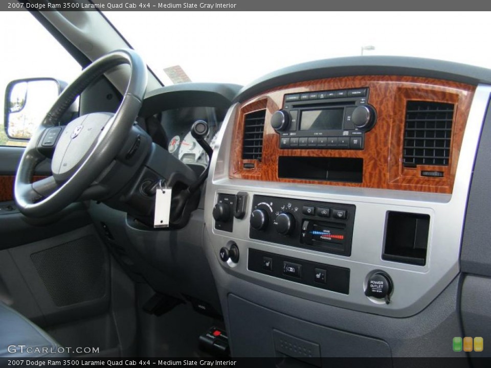 Medium Slate Gray Interior Controls for the 2007 Dodge Ram 3500 Laramie Quad Cab 4x4 #38407784