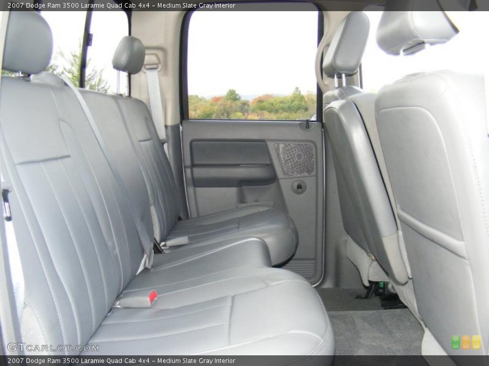 Medium Slate Gray Interior Photo for the 2007 Dodge Ram 3500 Laramie Quad Cab 4x4 #38407816