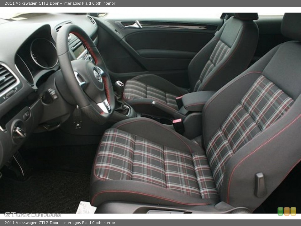Interlagos Plaid Cloth Interior Photo for the 2011 Volkswagen GTI 2 Door #38408568