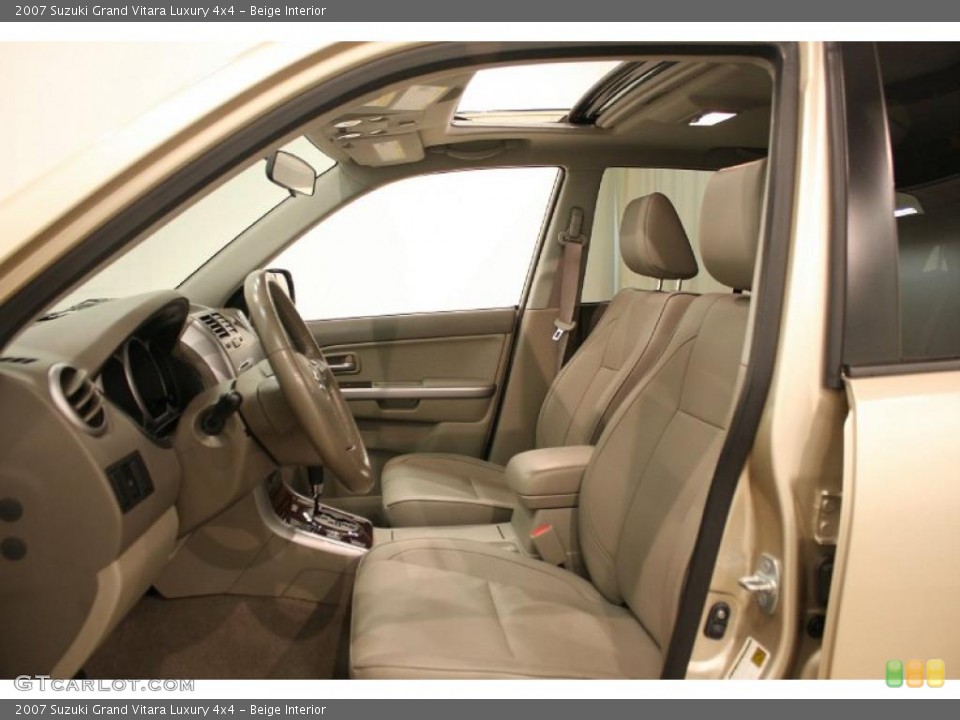 Beige Interior Photo for the 2007 Suzuki Grand Vitara Luxury 4x4 #38408660