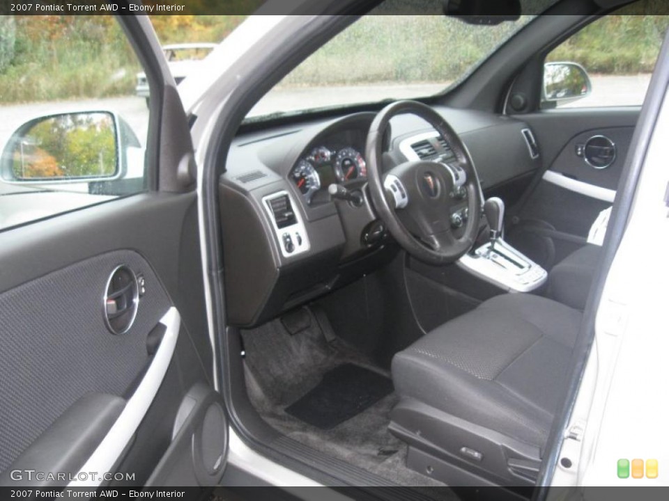 Ebony Interior Prime Interior for the 2007 Pontiac Torrent AWD #38409396