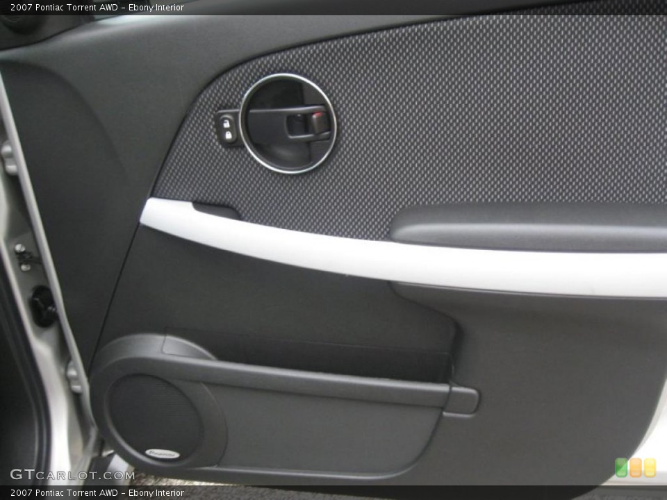 Ebony Interior Door Panel for the 2007 Pontiac Torrent AWD #38409440