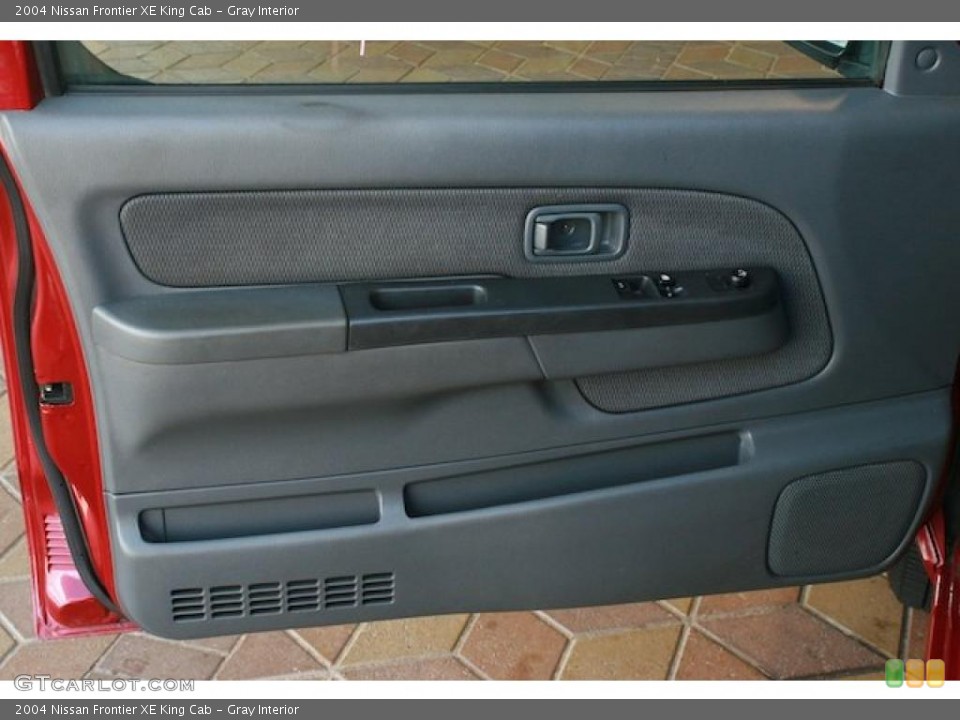 Gray Interior Door Panel for the 2004 Nissan Frontier XE King Cab #38409600