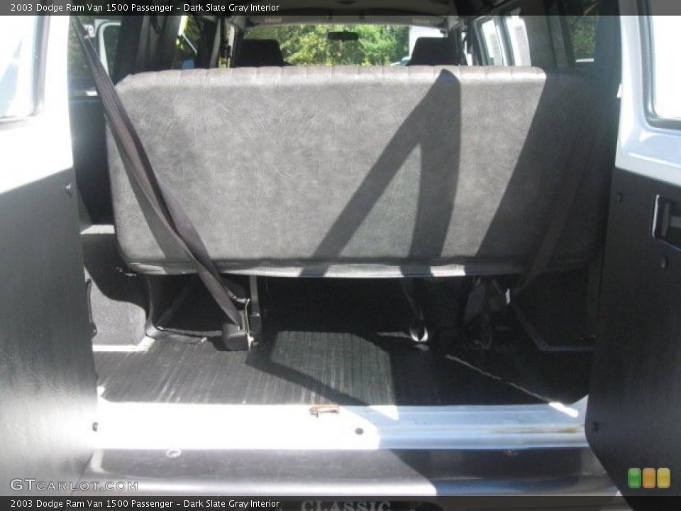 Dark Slate Gray Interior Trunk for the 2003 Dodge Ram Van 1500 Passenger #38410116