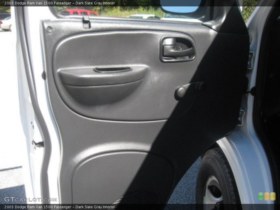 Dark Slate Gray Interior Door Panel for the 2003 Dodge Ram Van 1500 Passenger #38410228