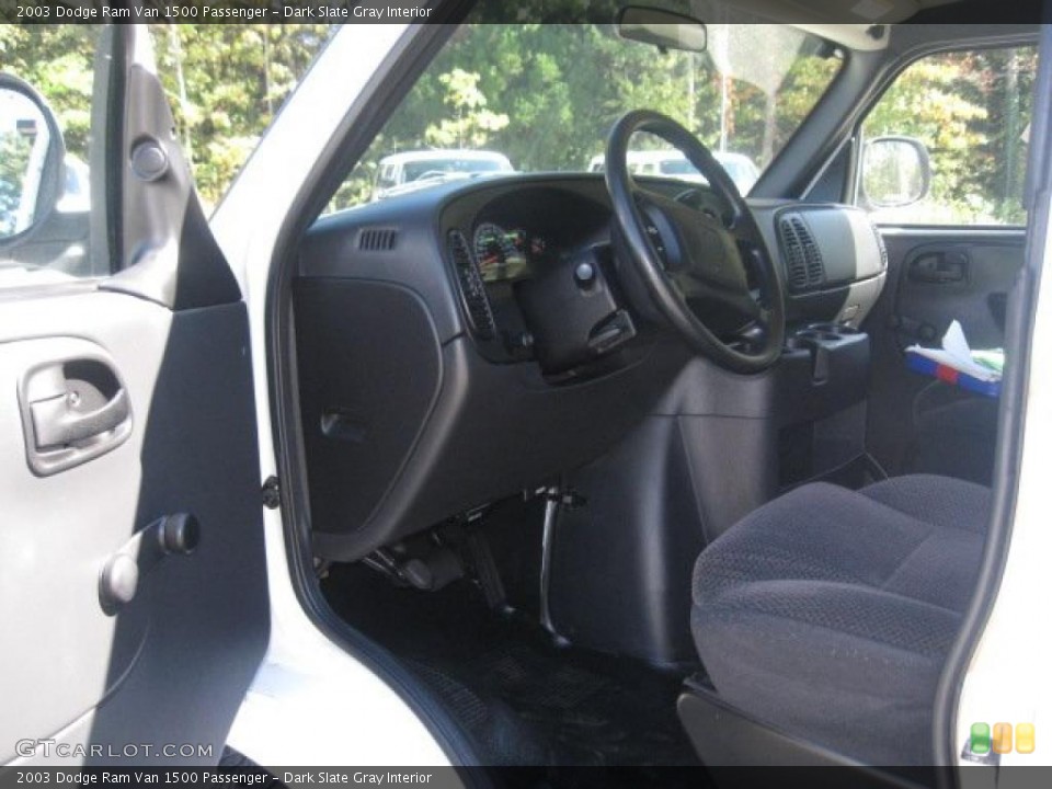 Dark Slate Gray Interior Prime Interior for the 2003 Dodge Ram Van 1500 Passenger #38410240