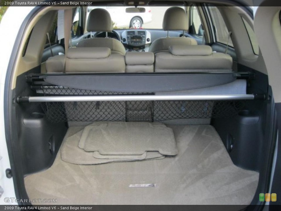 Sand Beige Interior Trunk for the 2009 Toyota RAV4 Limited V6 #38412043