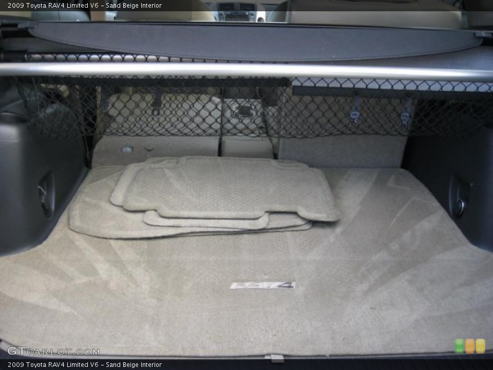 Sand Beige Interior Trunk for the 2009 Toyota RAV4 Limited V6 #38412047