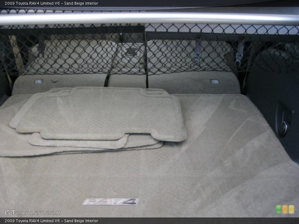 Sand Beige Interior Trunk for the 2009 Toyota RAV4 Limited V6 #38412051