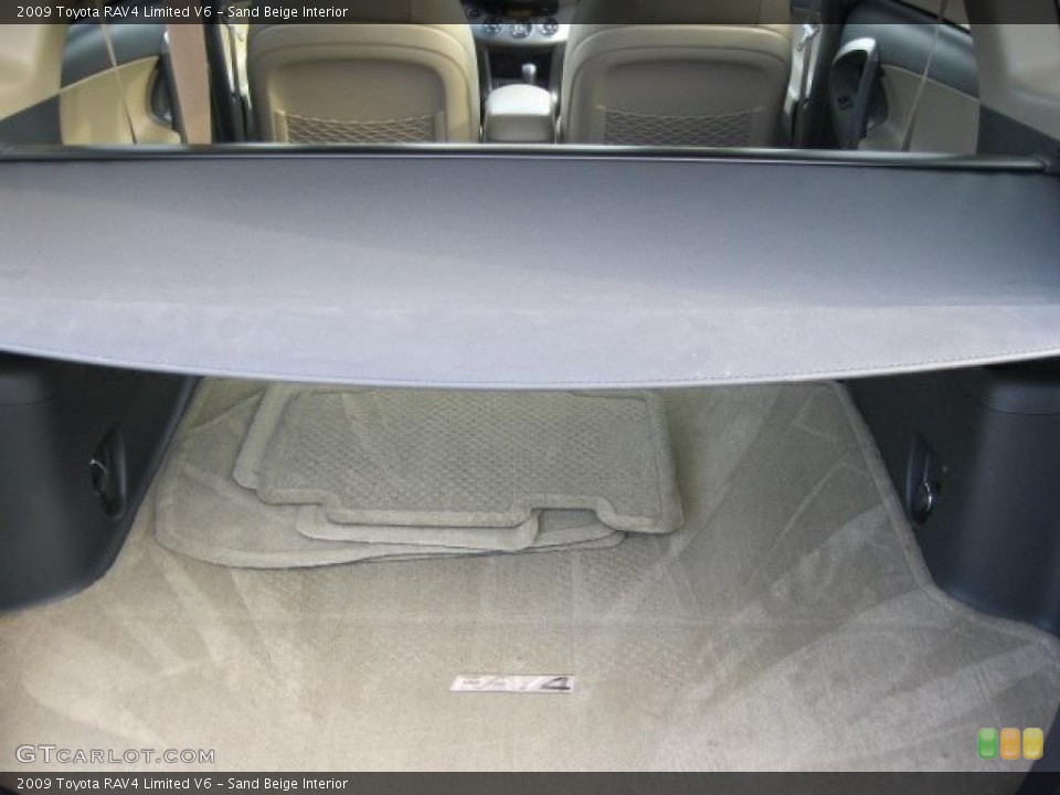 Sand Beige Interior Trunk for the 2009 Toyota RAV4 Limited V6 #38412055