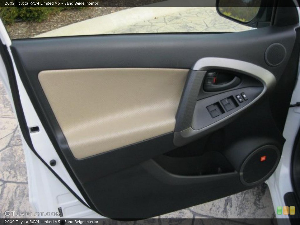 Sand Beige Interior Door Panel for the 2009 Toyota RAV4 Limited V6 #38412059