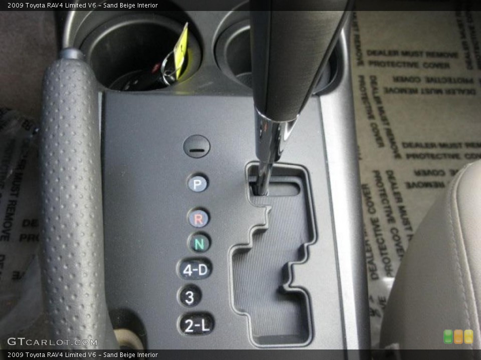 Sand Beige Interior Transmission for the 2009 Toyota RAV4 Limited V6 #38412103