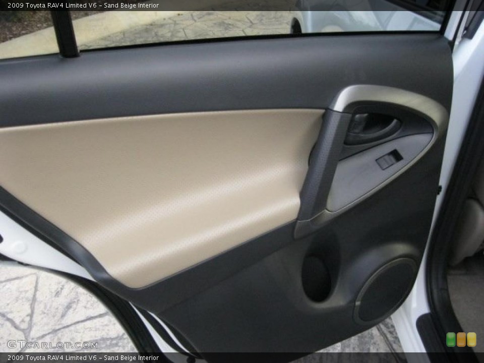 Sand Beige Interior Door Panel for the 2009 Toyota RAV4 Limited V6 #38412127