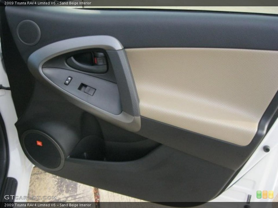 Sand Beige Interior Door Panel for the 2009 Toyota RAV4 Limited V6 #38412147