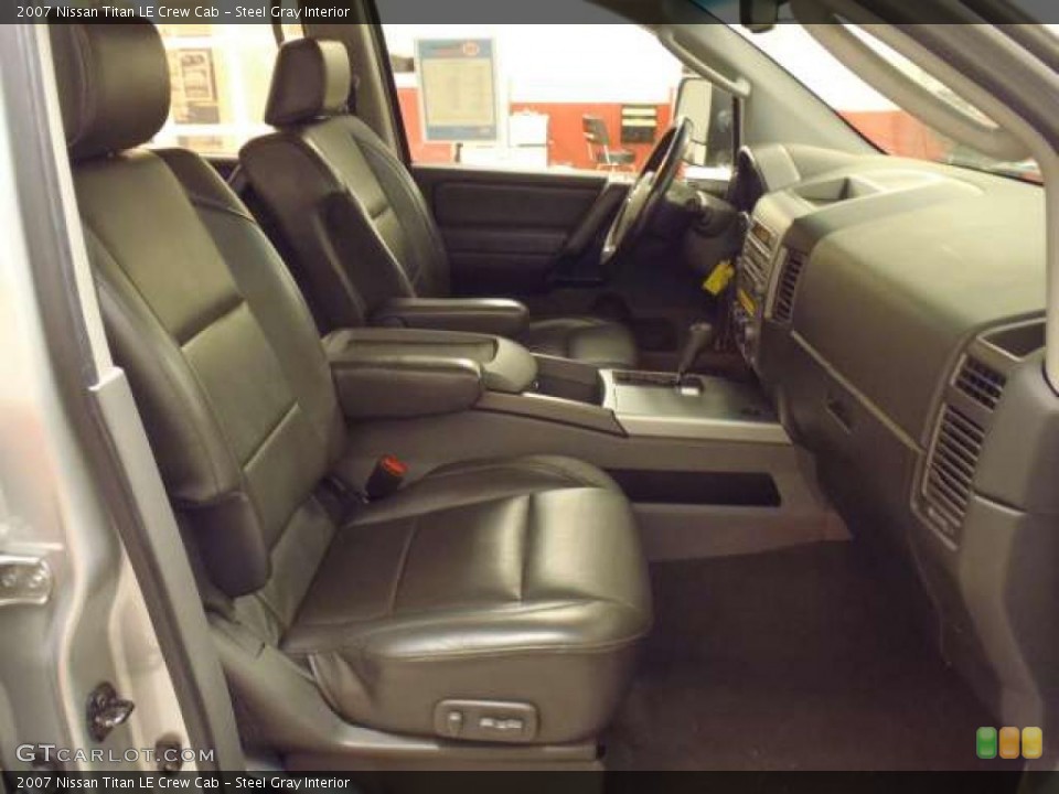 Steel Gray Interior Prime Interior for the 2007 Nissan Titan LE Crew Cab #38413841