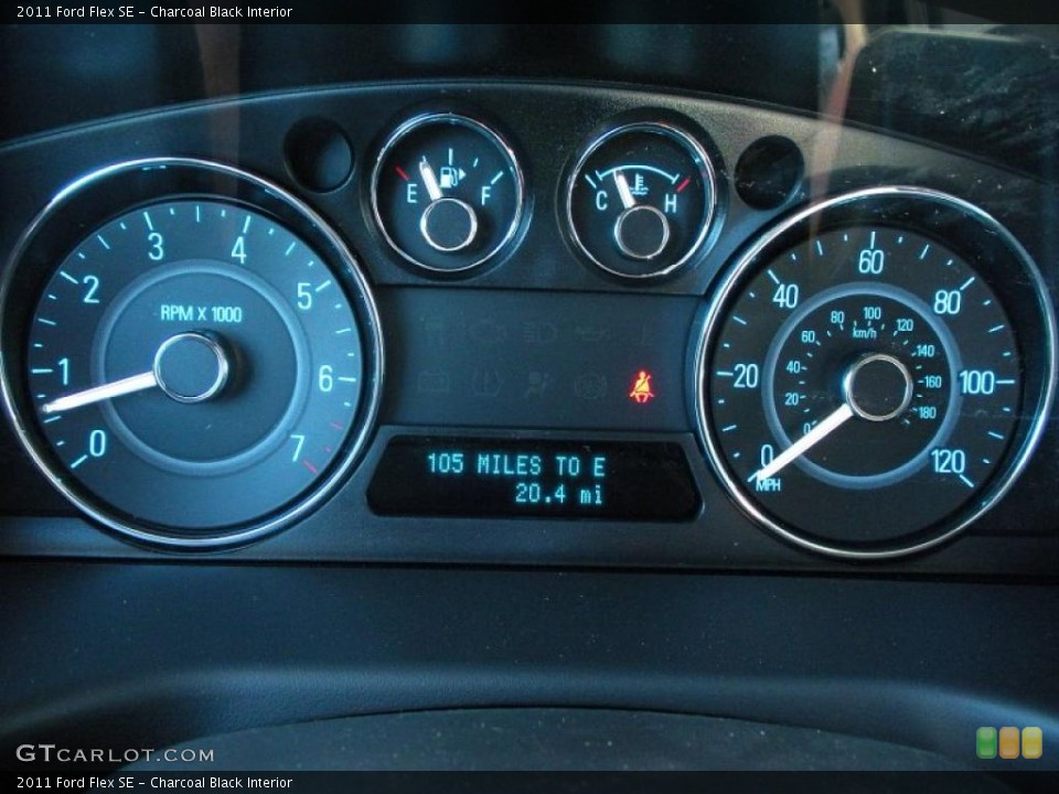Charcoal Black Interior Gauges for the 2011 Ford Flex SE #38416629