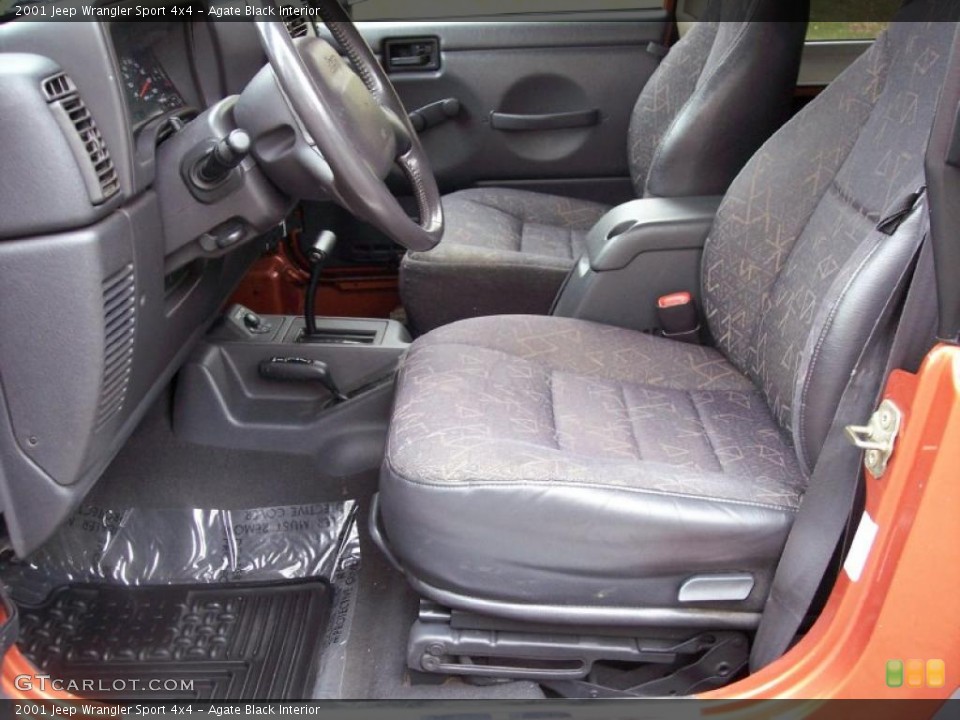 Agate Black Interior Photo for the 2001 Jeep Wrangler Sport 4x4 #38416745
