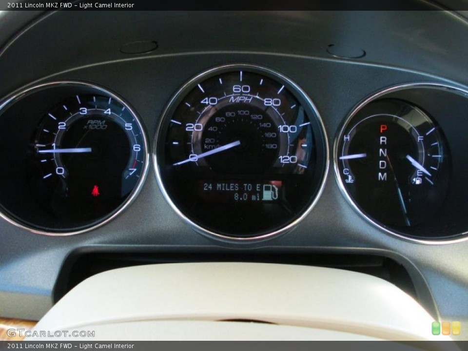 Light Camel Interior Gauges for the 2011 Lincoln MKZ FWD #38416829