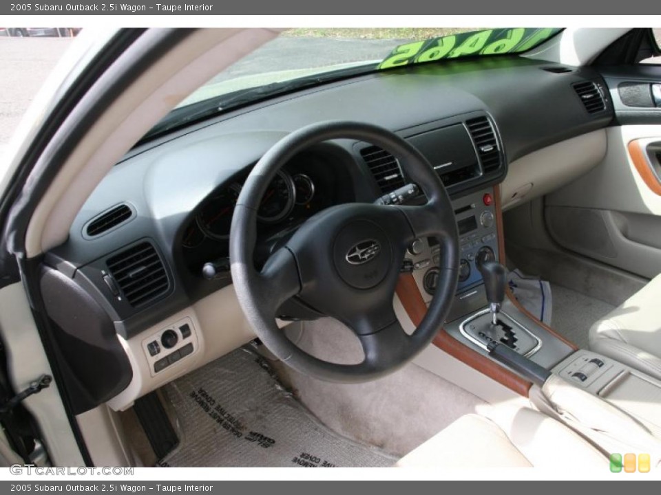 Taupe Interior Prime Interior for the 2005 Subaru Outback 2.5i Wagon #38416889