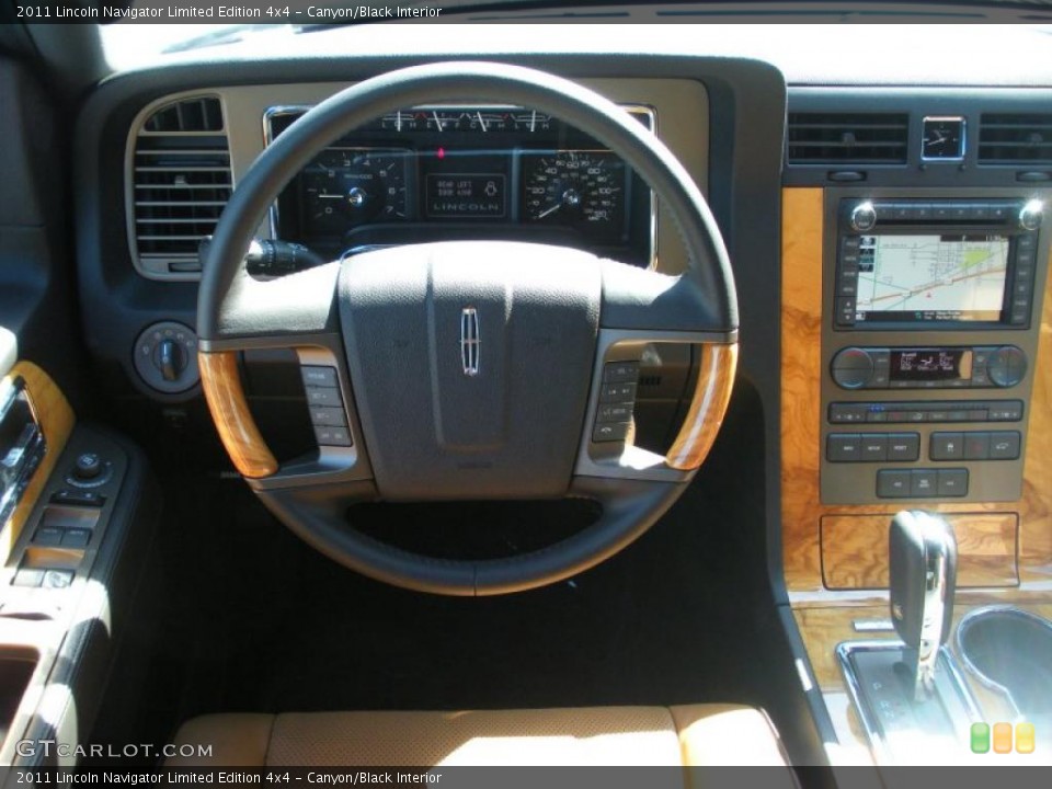 Canyon/Black Interior Dashboard for the 2011 Lincoln Navigator Limited Edition 4x4 #38417013