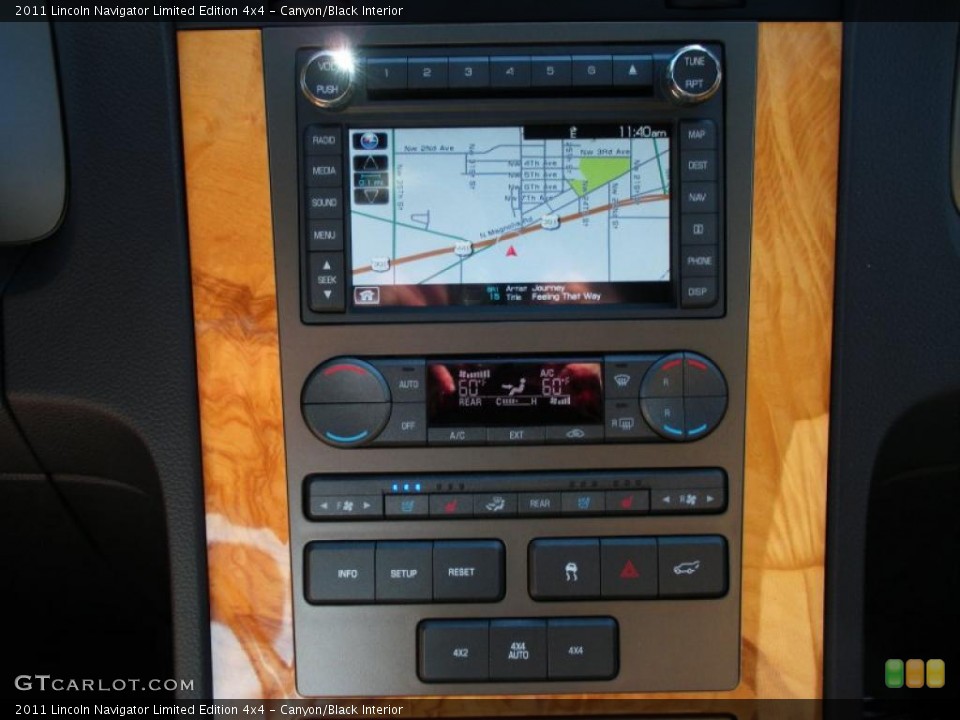 Canyon/Black Interior Controls for the 2011 Lincoln Navigator Limited Edition 4x4 #38417061