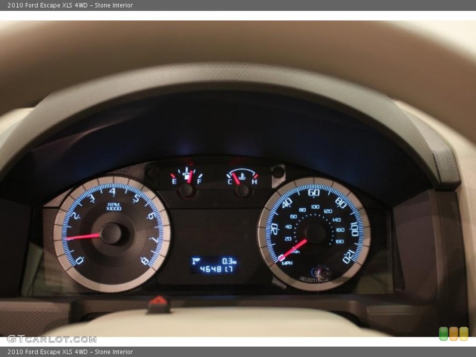Stone Interior Gauges for the 2010 Ford Escape XLS 4WD #38417133