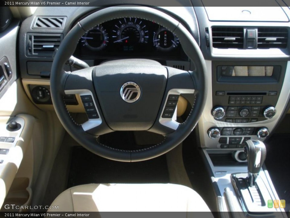 Camel Interior Steering Wheel for the 2011 Mercury Milan V6 Premier #38417609