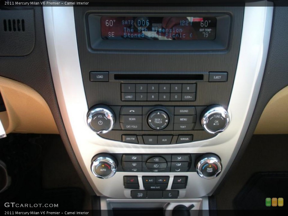 Camel Interior Controls for the 2011 Mercury Milan V6 Premier #38417649