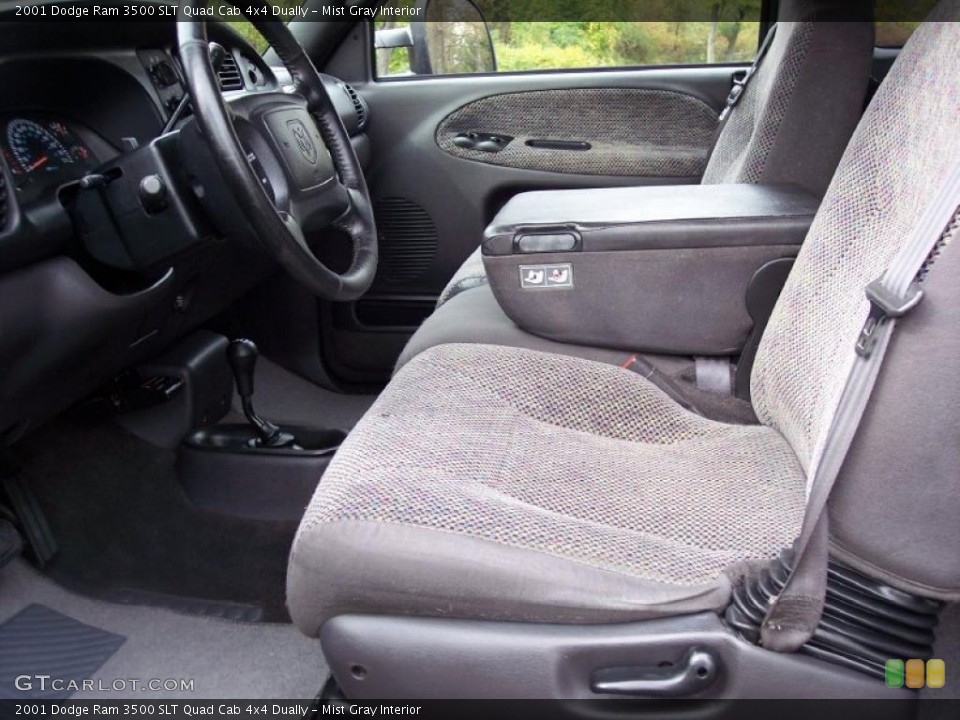 Mist Gray Interior Photo for the 2001 Dodge Ram 3500 SLT Quad Cab 4x4 Dually #38417785