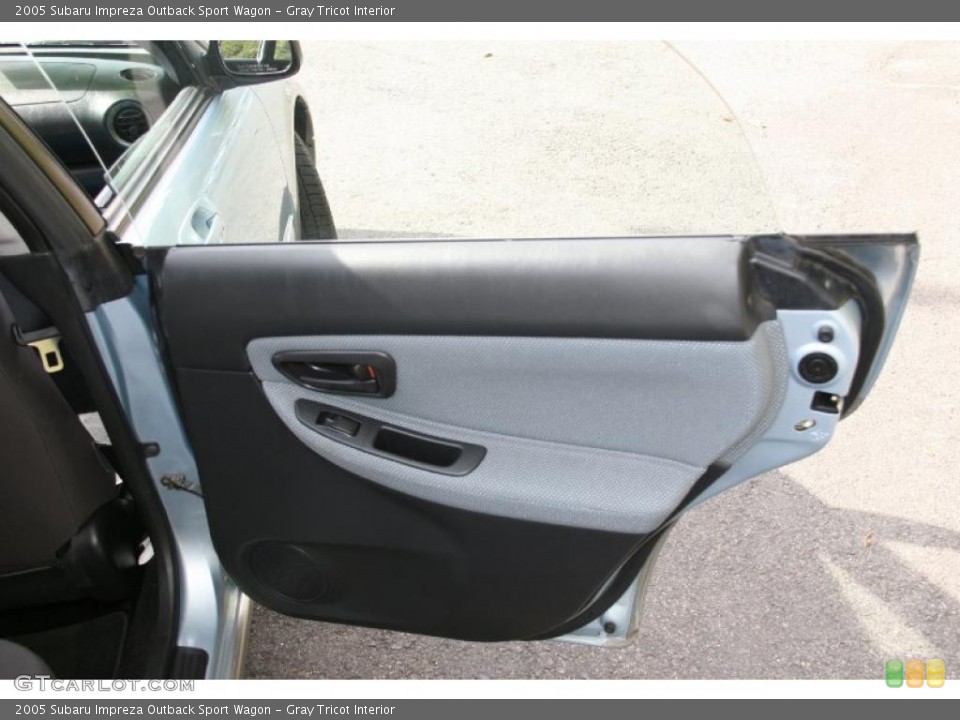 Gray Tricot Interior Door Panel for the 2005 Subaru Impreza Outback Sport Wagon #38417805