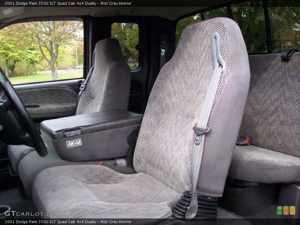 Mist Gray Interior Photo for the 2001 Dodge Ram 3500 SLT Quad Cab 4x4 Dually #38417817
