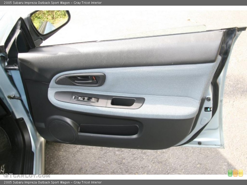 Gray Tricot Interior Door Panel for the 2005 Subaru Impreza Outback Sport Wagon #38417821