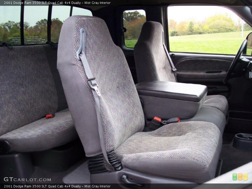 Mist Gray Interior Photo for the 2001 Dodge Ram 3500 SLT Quad Cab 4x4 Dually #38417897
