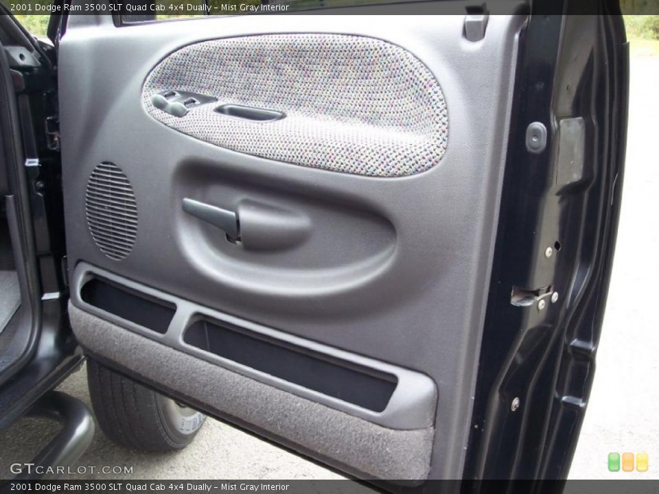 Mist Gray Interior Door Panel for the 2001 Dodge Ram 3500 SLT Quad Cab 4x4 Dually #38417913