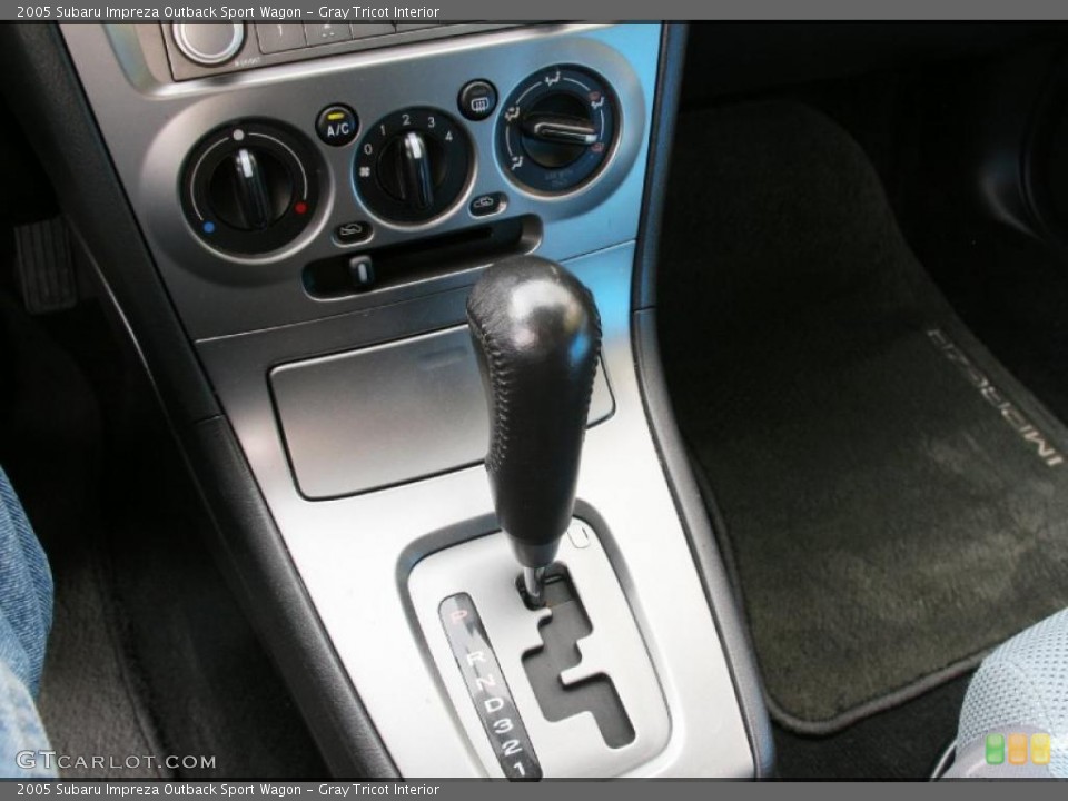 Gray Tricot Interior Transmission for the 2005 Subaru Impreza Outback Sport Wagon #38417949