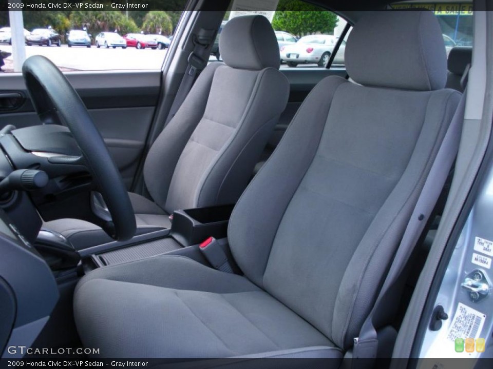 Gray Interior Photo for the 2009 Honda Civic DX-VP Sedan #38419161