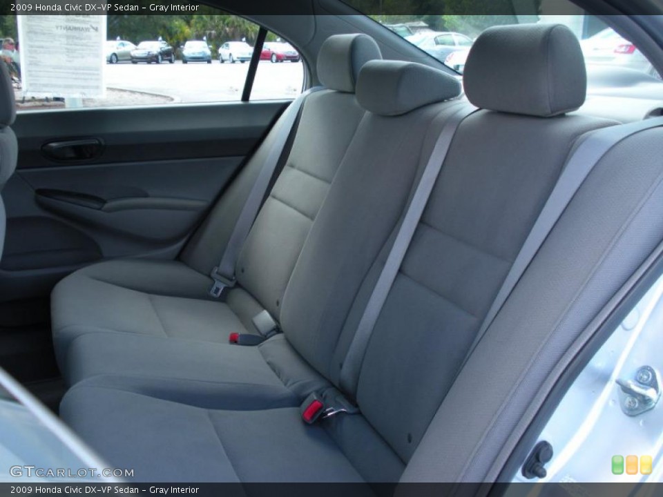 Gray Interior Photo for the 2009 Honda Civic DX-VP Sedan #38419197