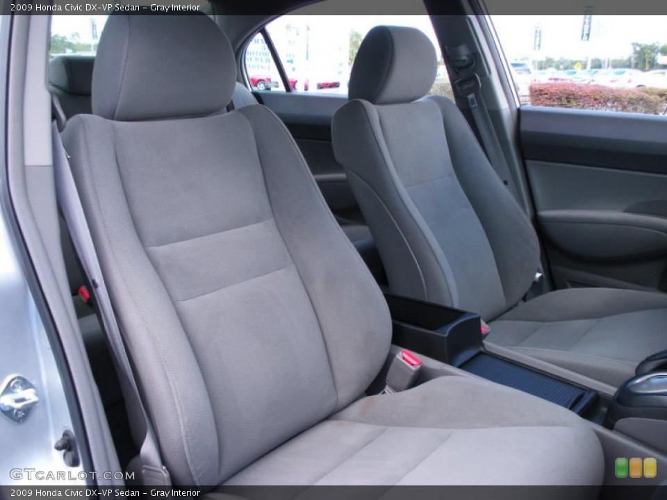 Gray Interior Photo for the 2009 Honda Civic DX-VP Sedan #38419225