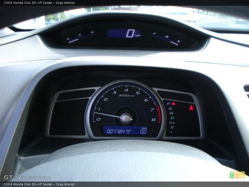 Gray Interior Gauges for the 2009 Honda Civic DX-VP Sedan #38419277