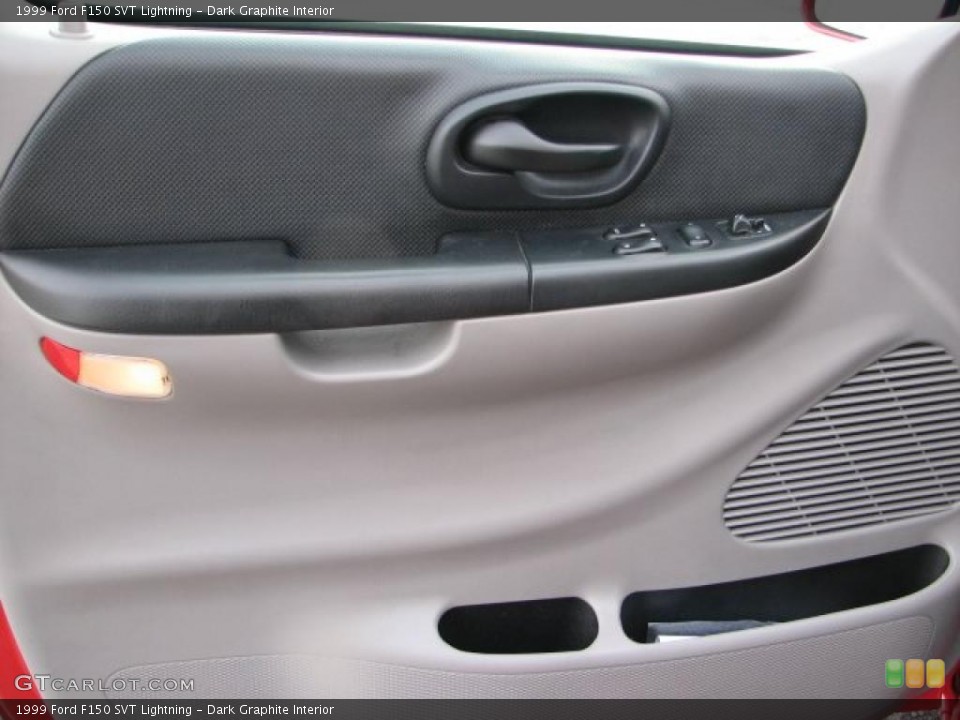 Dark Graphite Interior Door Panel for the 1999 Ford F150 SVT Lightning #38420477