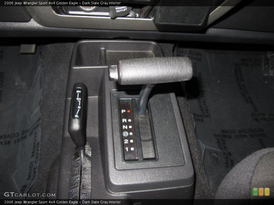 Dark Slate Gray Interior Transmission for the 2006 Jeep Wrangler Sport 4x4 Golden Eagle #38421729