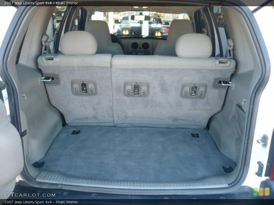 Khaki Interior Trunk for the 2007 Jeep Liberty Sport 4x4 #38423169